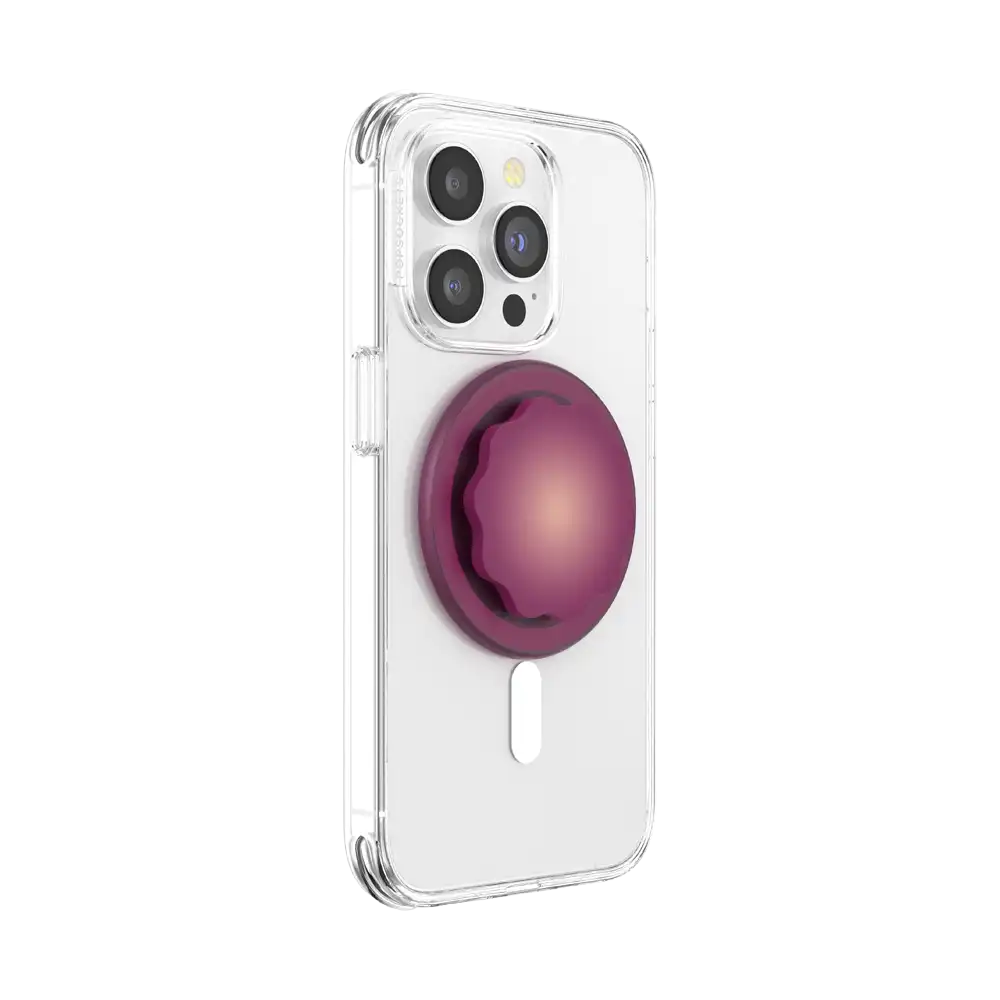 Molded Flower Red Wine — MagSafe PopGrip