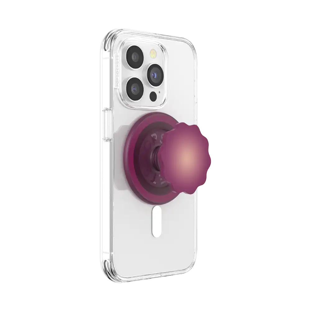 Molded Flower Red Wine — MagSafe PopGrip