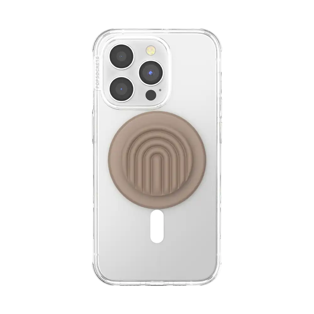 Enamel Latte Cut — MagSafe PopGrip