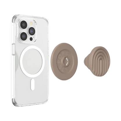Enamel Latte Cut — MagSafe PopGrip