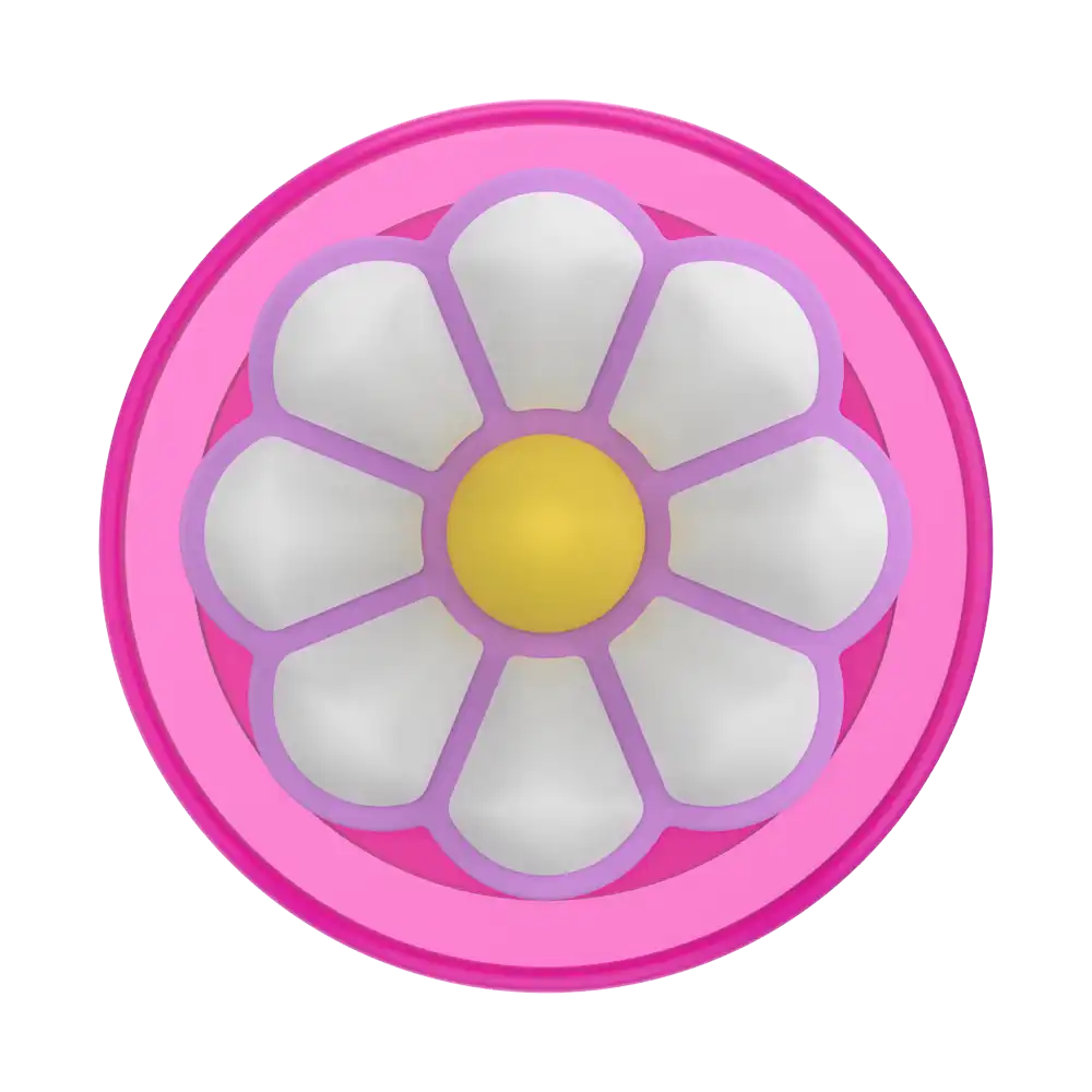 PopOut Doodle Daisy Boca — MagSafe PopGrip