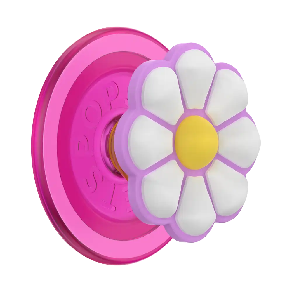 Molded Flower Kaleidoscope Pink — MagSafe PopGrip