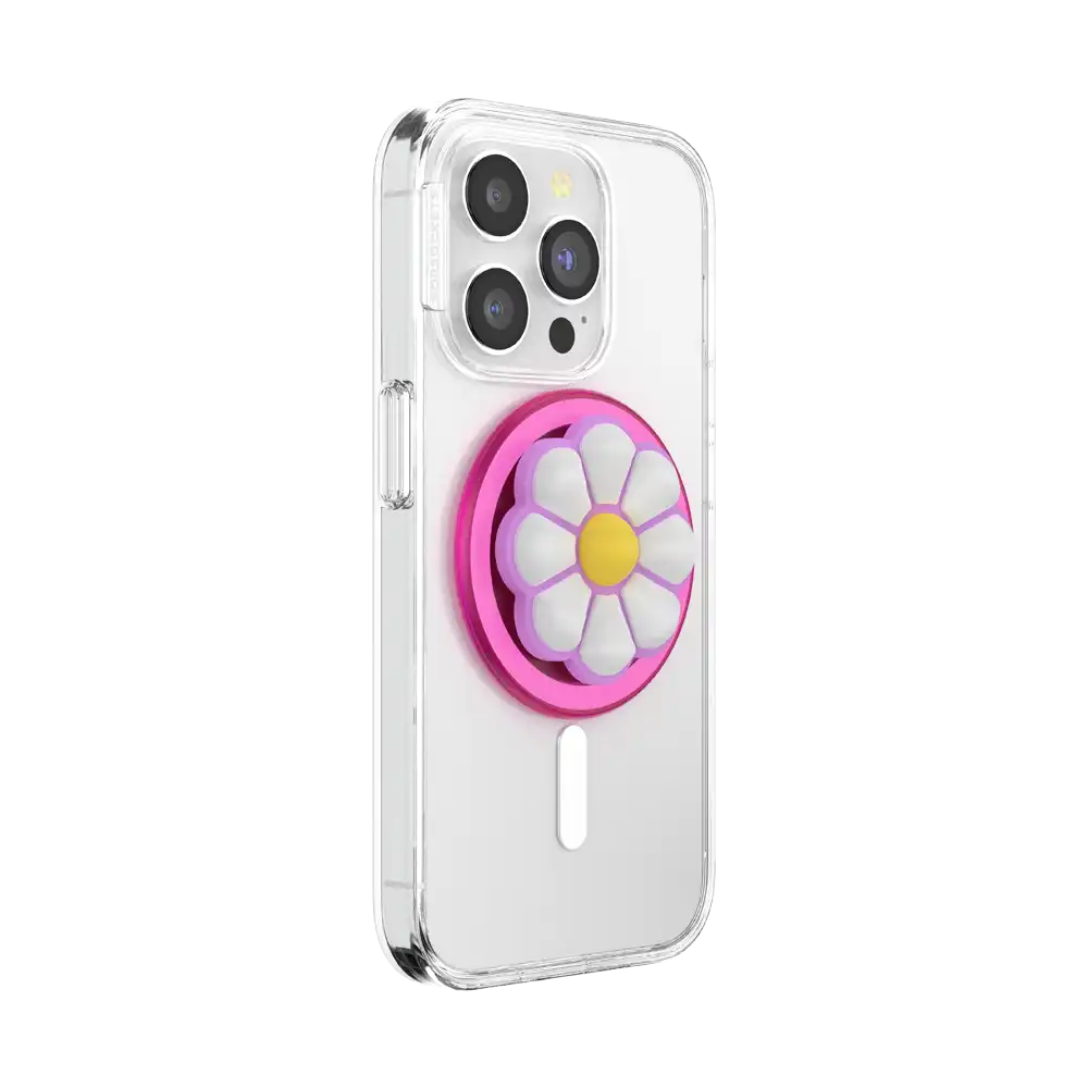 PopOut Doodle Daisy Boca — MagSafe PopGrip