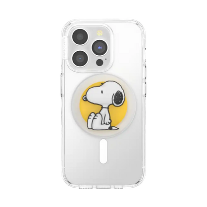 PopOut Sitting Snoopy — MagSafe PopGrip