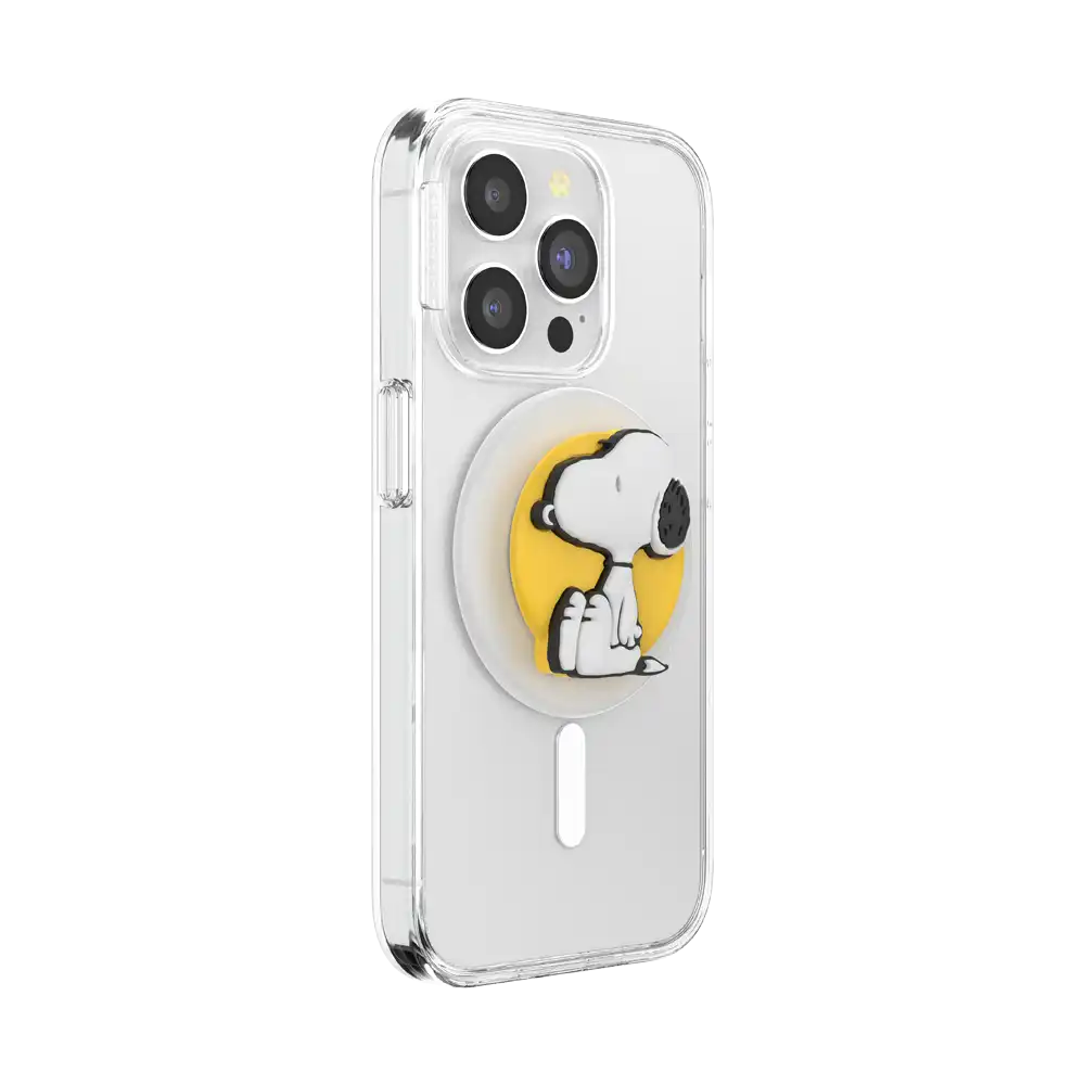 PopOut Sitting Snoopy — MagSafe PopGrip