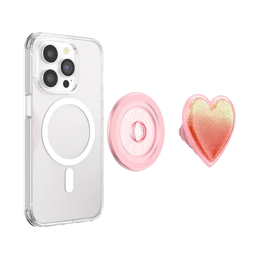 Squishy Tidepool Heart Pinky — MagSafe PopGrip