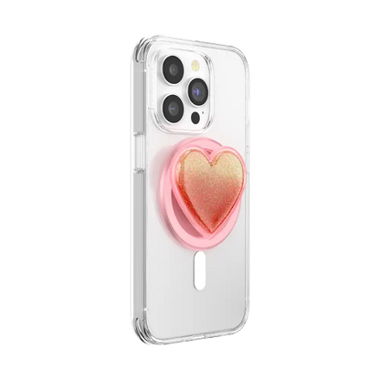 Squishy Tidepool Heart Pinky — MagSafe PopGrip