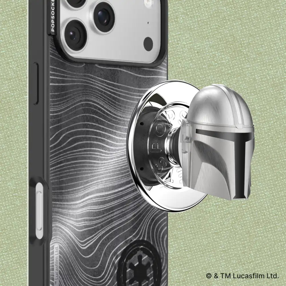 Enamel Dimensional Mandalorian — MagSafe PopGrip