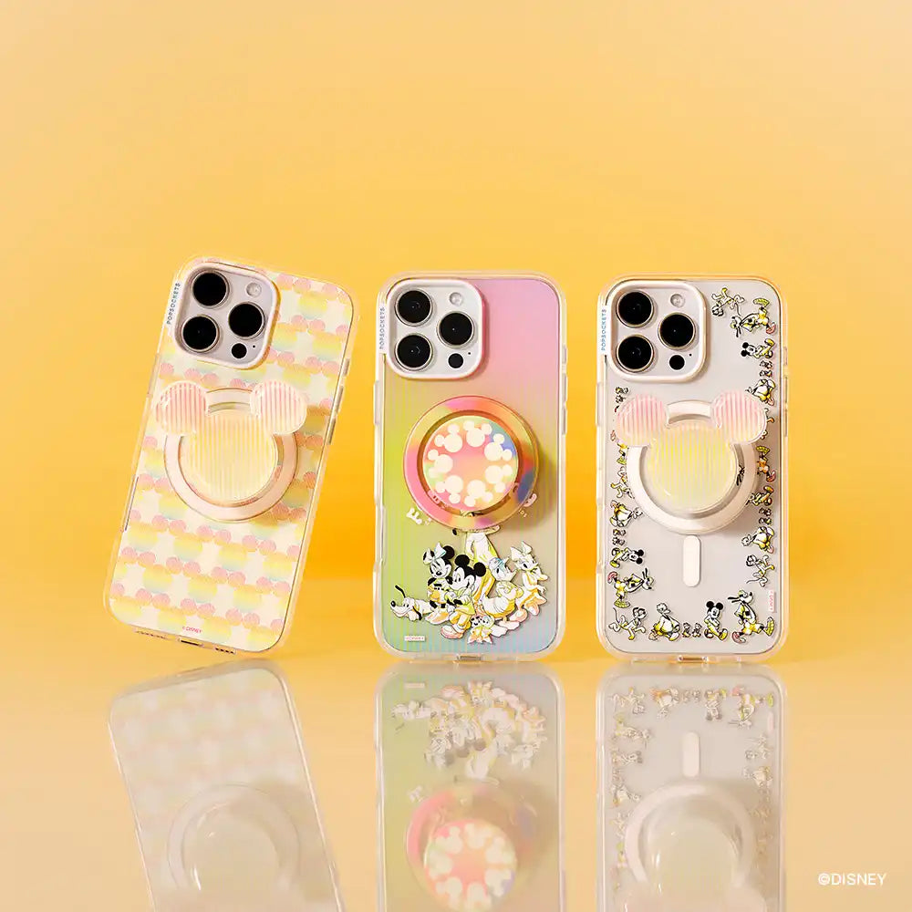 Airbag Sherbert Mickey Stripe — MagSafe PopGrip