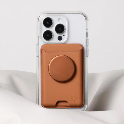 Cognac — Softgoods MagSafe PopWallet+