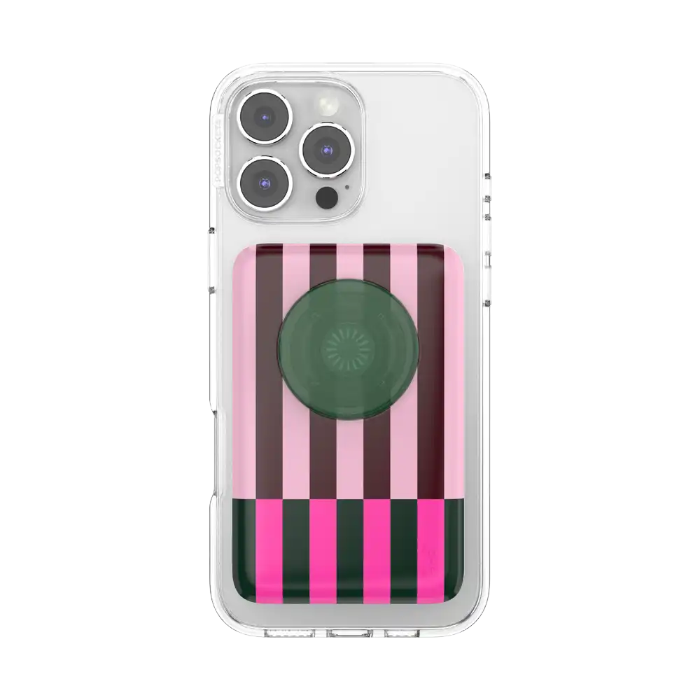 Pop of Pink Stripe — MagSafe PowerPack