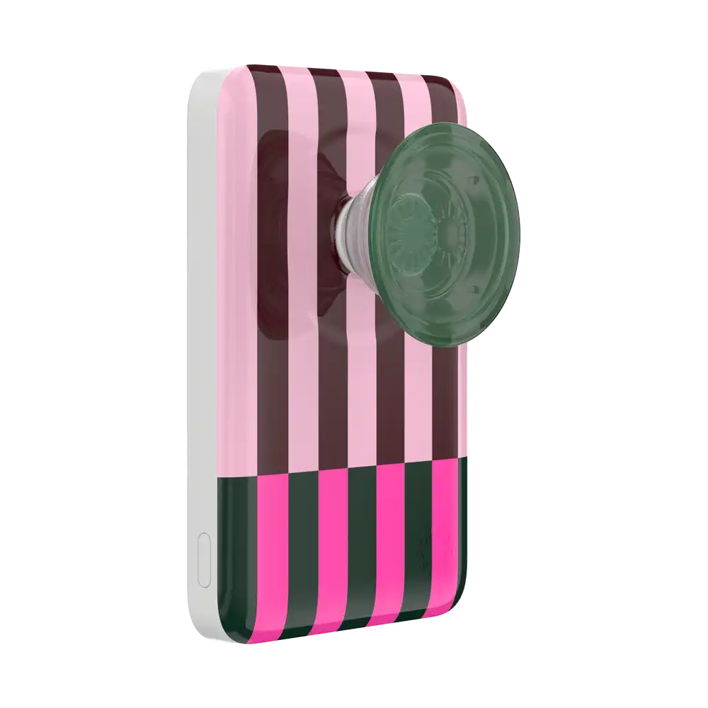 Pop of Pink Stripe — MagSafe PowerPack