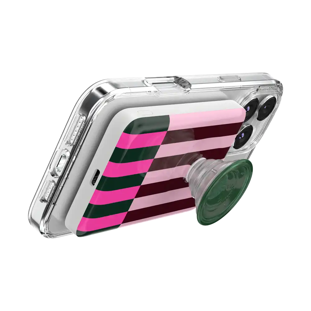 Pop of Pink Stripe — MagSafe PowerPack