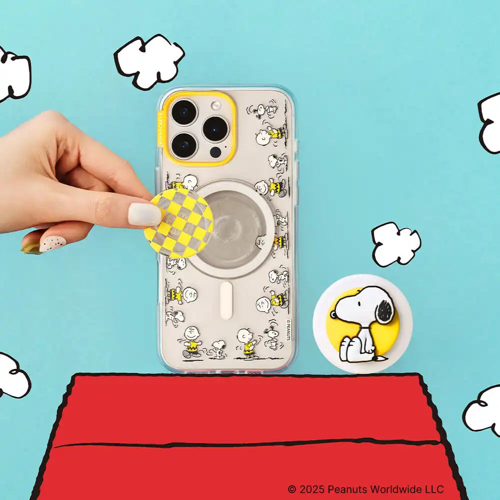 PopOut Sitting Snoopy — MagSafe PopGrip