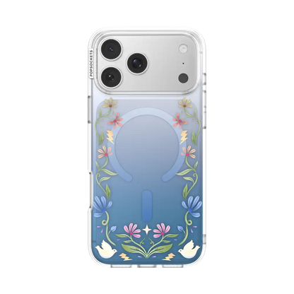 Blue Boho Wildflowers — iPhone 17 Pro Max MagSafe Case