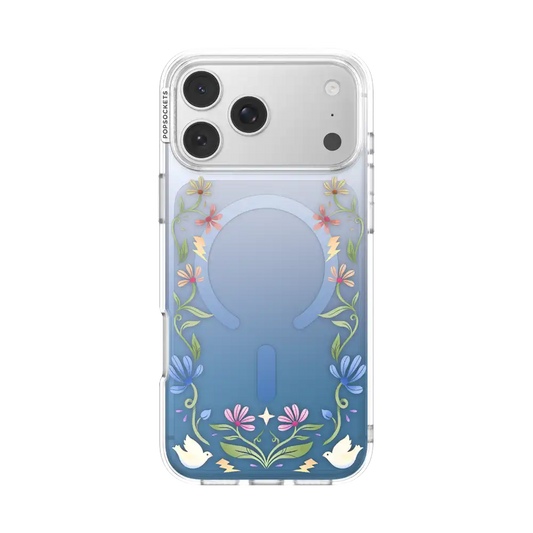 Blue Boho Wildflowers — iPhone 17 Pro Max MagSafe Case