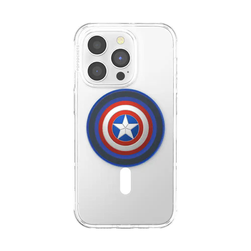 Enamel Captain America — MagSafe PopGrip