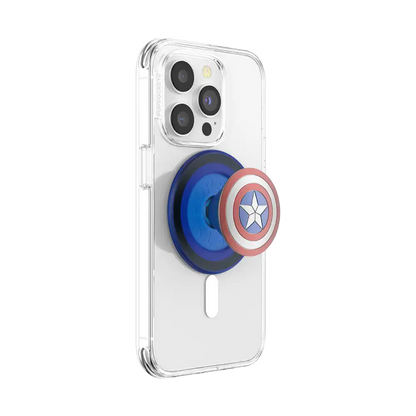 Enamel Captain America — MagSafe PopGrip