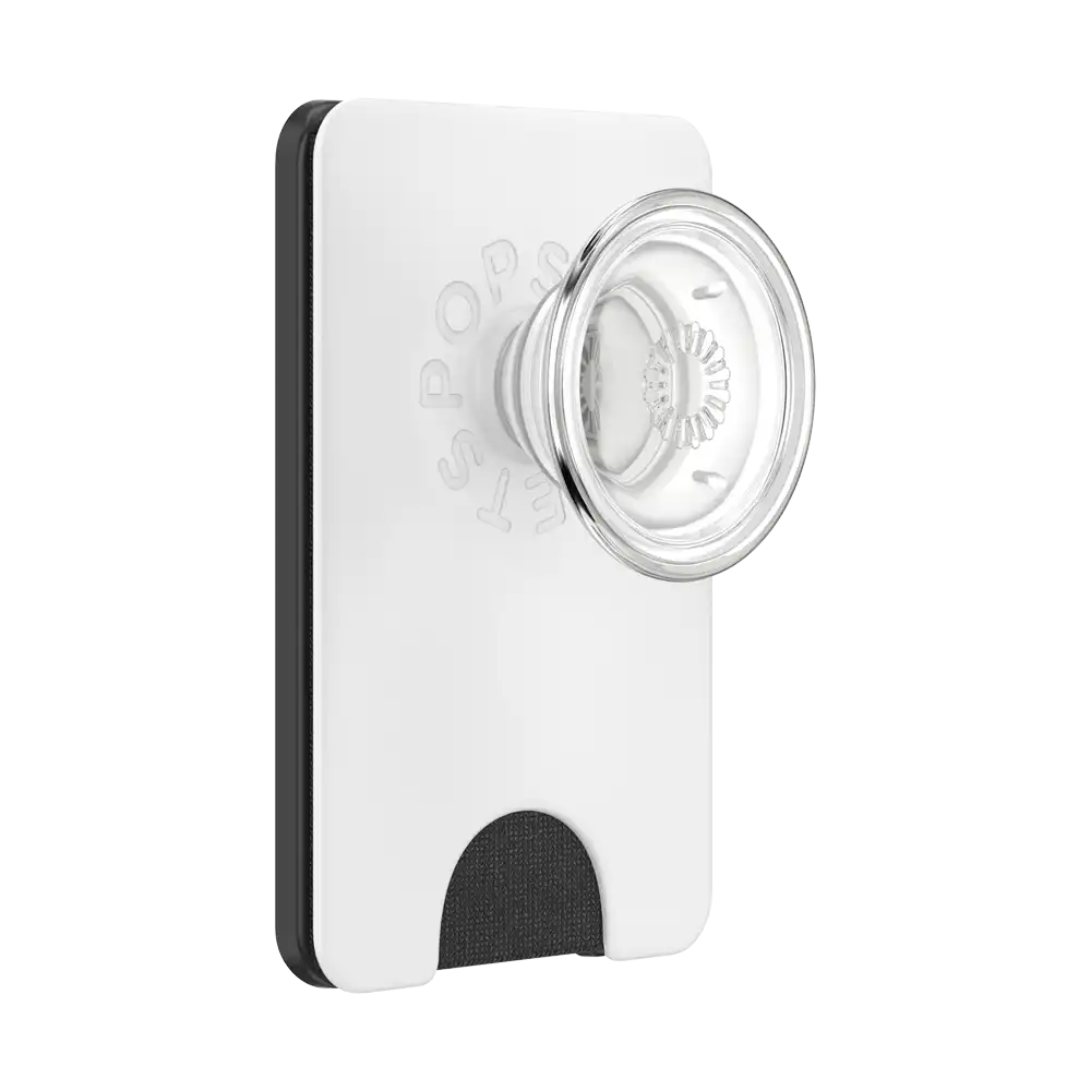White Clear — MagSafe PopWallet+