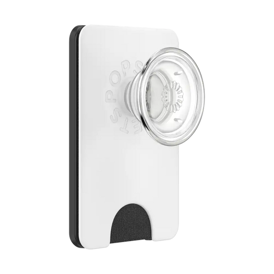 White Clear — MagSafe PopWallet+