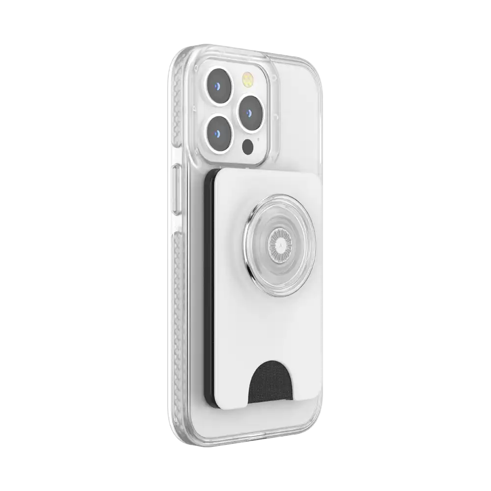 White Clear — MagSafe PopWallet+
