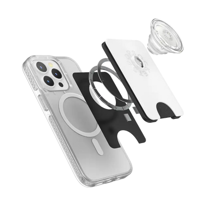 White Clear — MagSafe PopWallet+