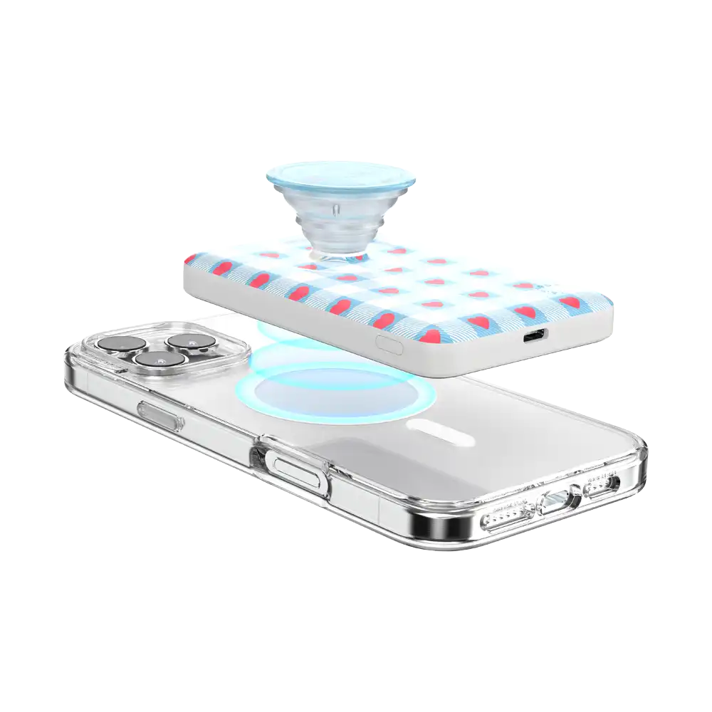 Berry Sweet Gingham — MagSafe PowerPack