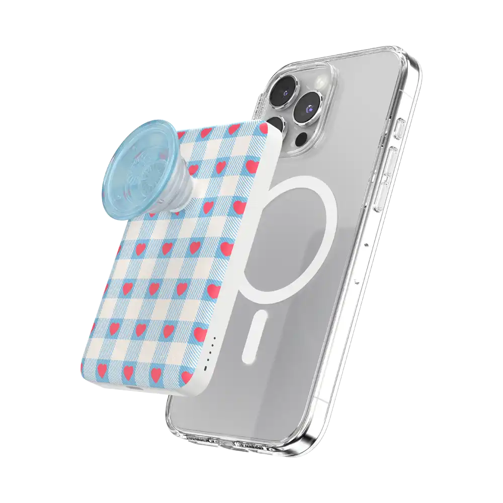 Berry Sweet Gingham — MagSafe PowerPack