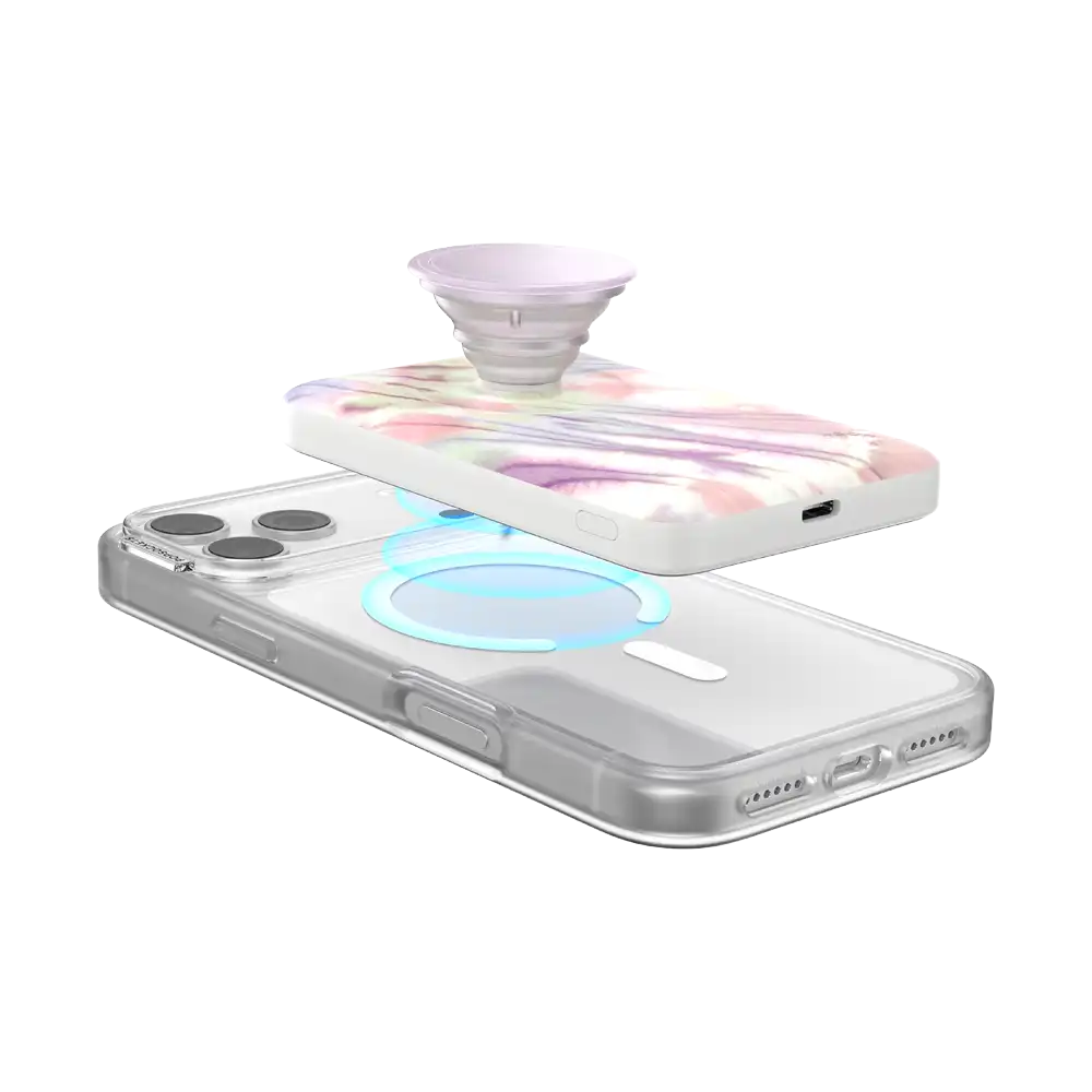 Coastal Tie-Dye Purple — MagSafe PowerPack