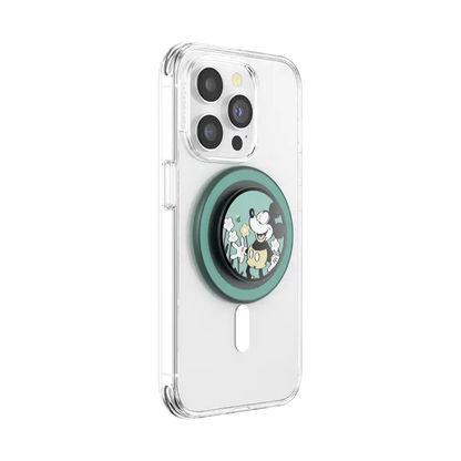 Tonal Flower Mickey — MagSafe PopGrip