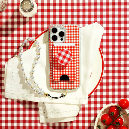 Red Gingham — MagSafe PopGrip
