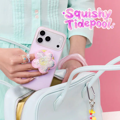 Tidepool Squishy Daisy Pink — MagSafe PopGrip