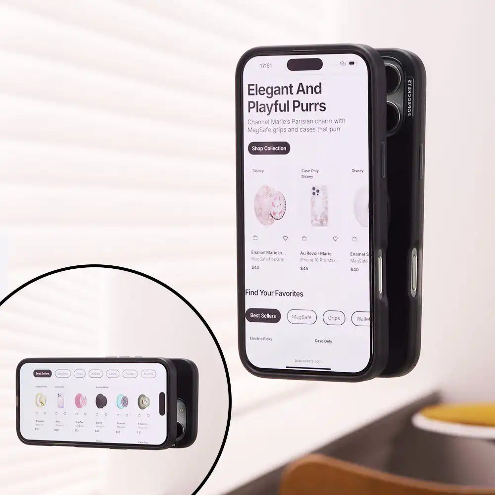 Clear — MagSafe Suck-Up Grip & Mount