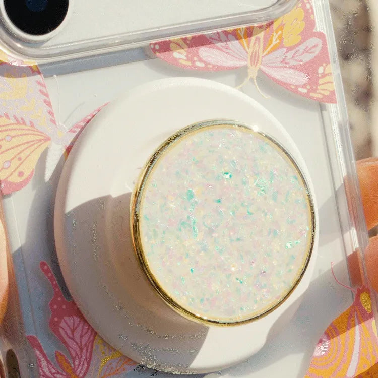 Enamel Stamped Pink — MagSafe PopGrip