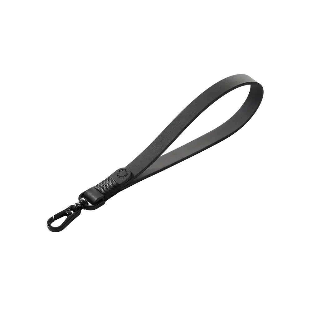 Vegan Leather Black — Phone Wristlet