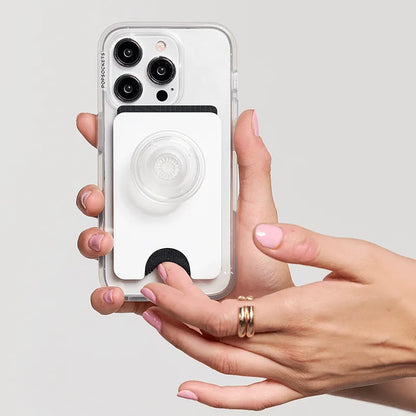 White Clear — MagSafe PopWallet+