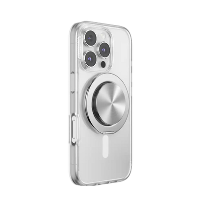 Aluminum Radial Silver — MagSafe Kick-Out Grip & Stand